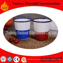 Sunboat Esmalte Mug / Houseware Porcelain Cup / Enamelware para beber